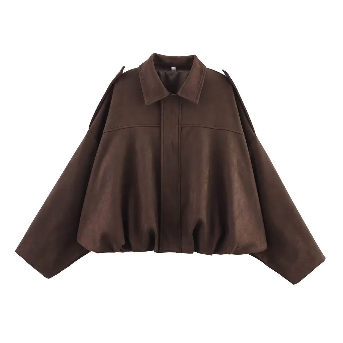 Turn-down Collar Bomber Jacket