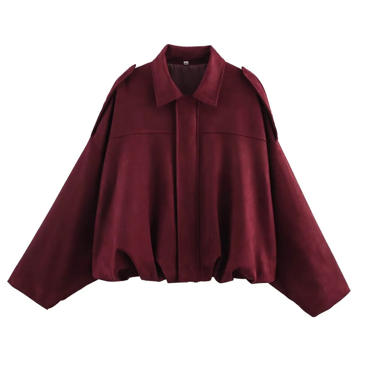 Turn-down Collar Bomber Jacket