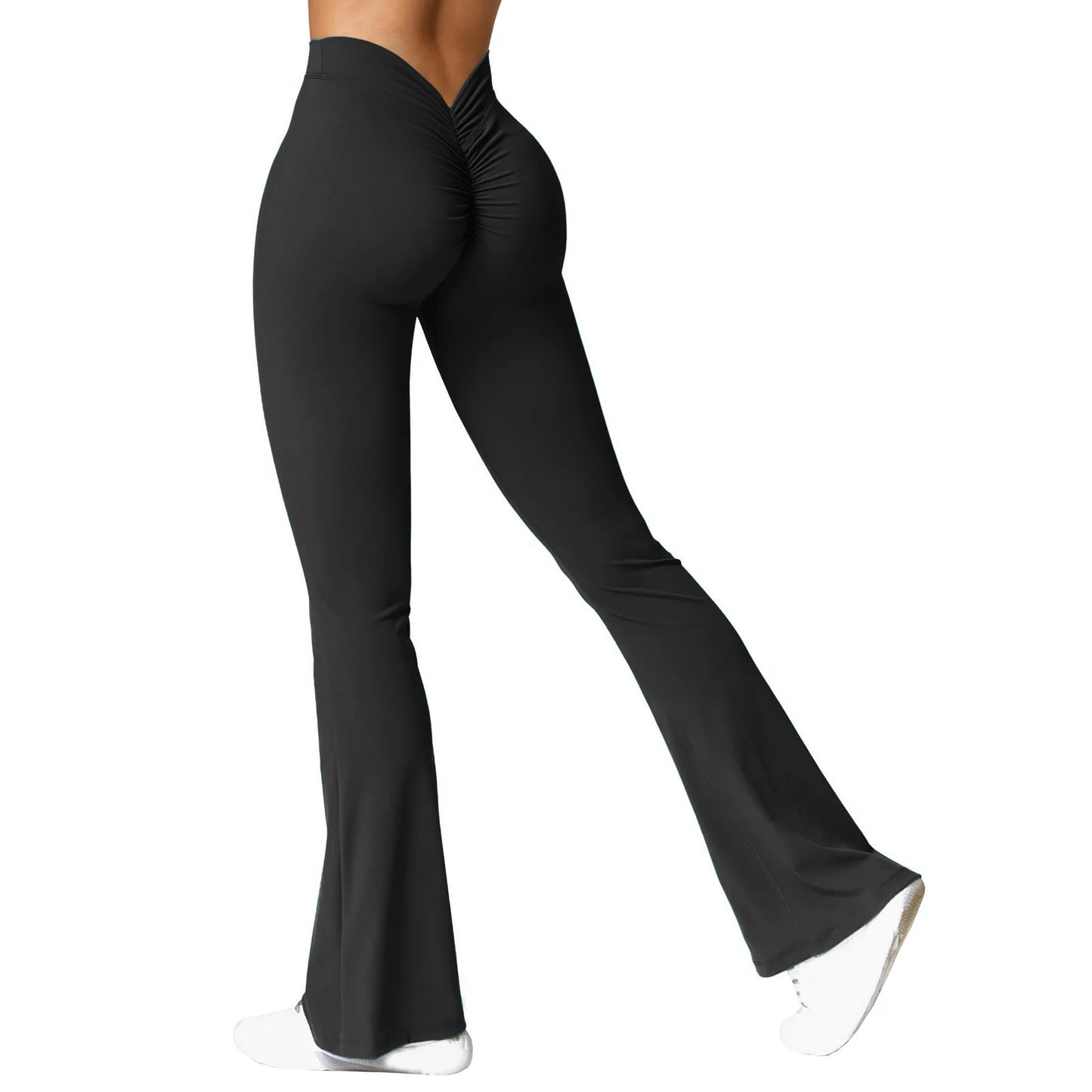V-back Waist Micro Horn Leggings