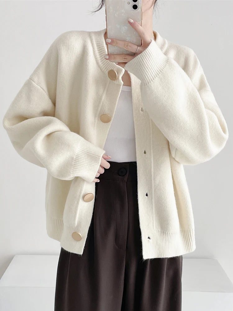 Knitted Loose Cardigans Sweater