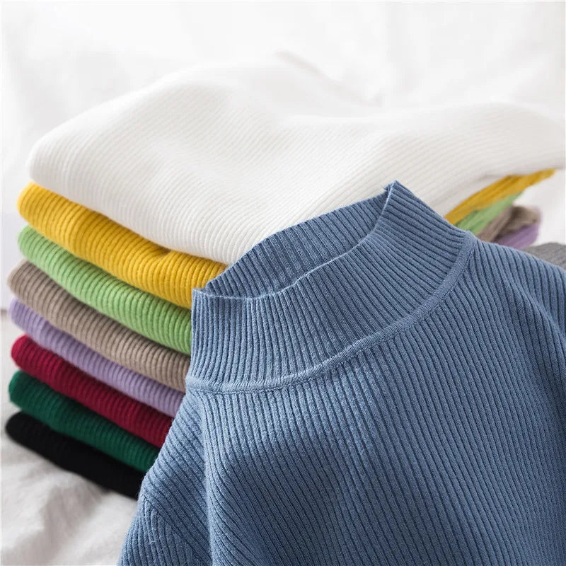 Knitted Soft Pullover Sweater