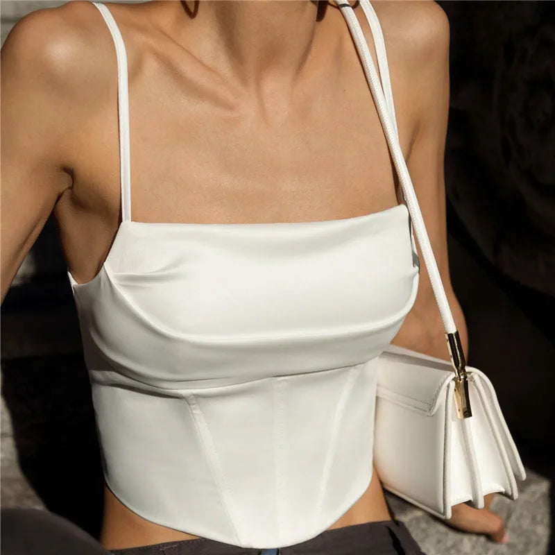 Backless Spaghetti Strap Tank