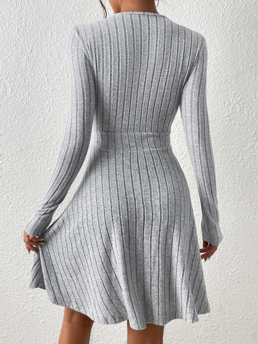 Autumn/Winter Knit Long Sleeve Dress