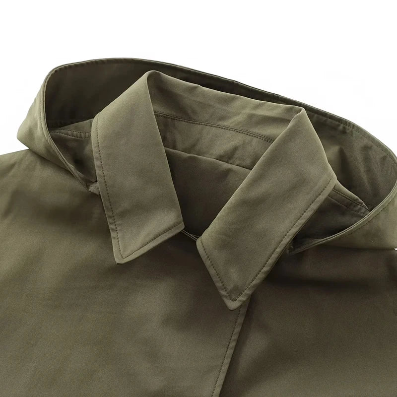 Windbreaker Hood Cropped Jacket