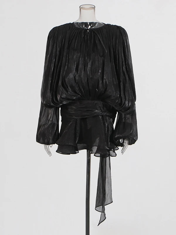 Elegant Ruched Mini Dress