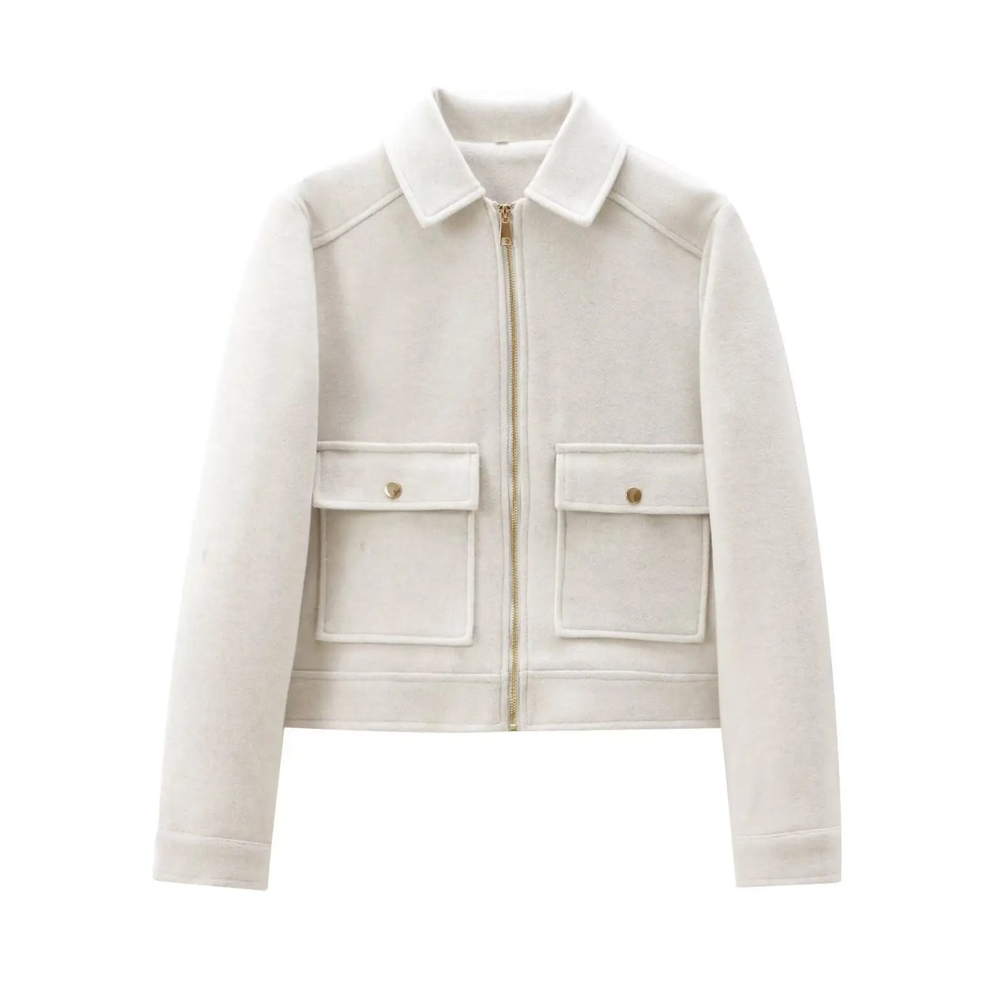 Winter Long Sleeve Pocket Jacket