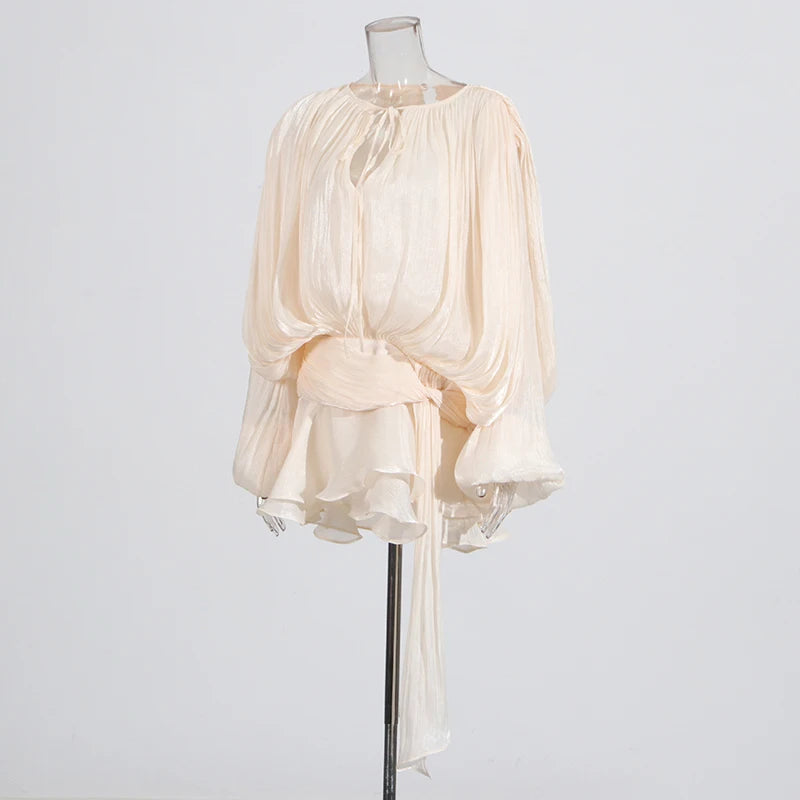 Elegant Ruched Mini Dress