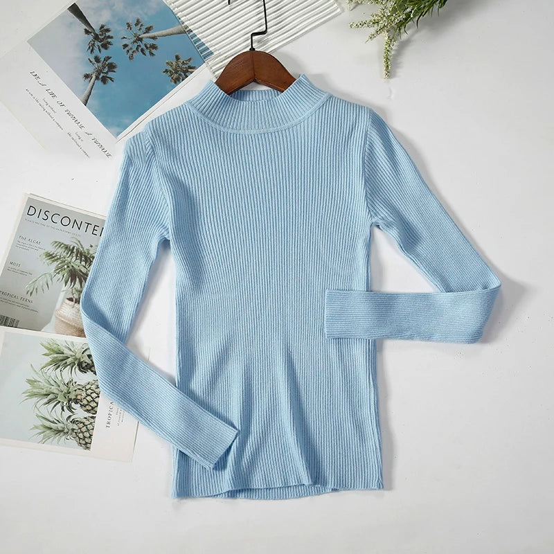 Knitted Soft Pullover Sweater