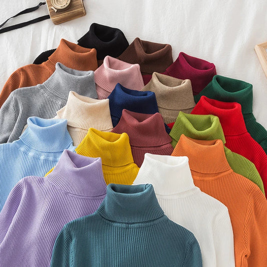 Knitted Soft Pullover Sweater