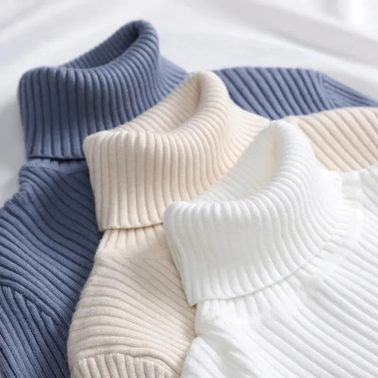 Knitted Soft Cashmere Pullover Sweater