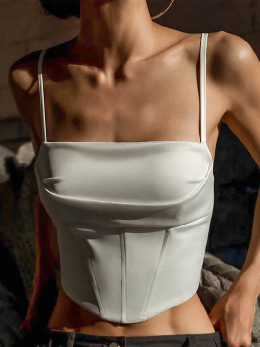 Backless Spaghetti Strap Tank