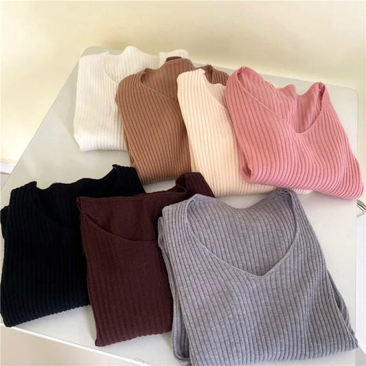Long Sleeve Knitted Pullover
