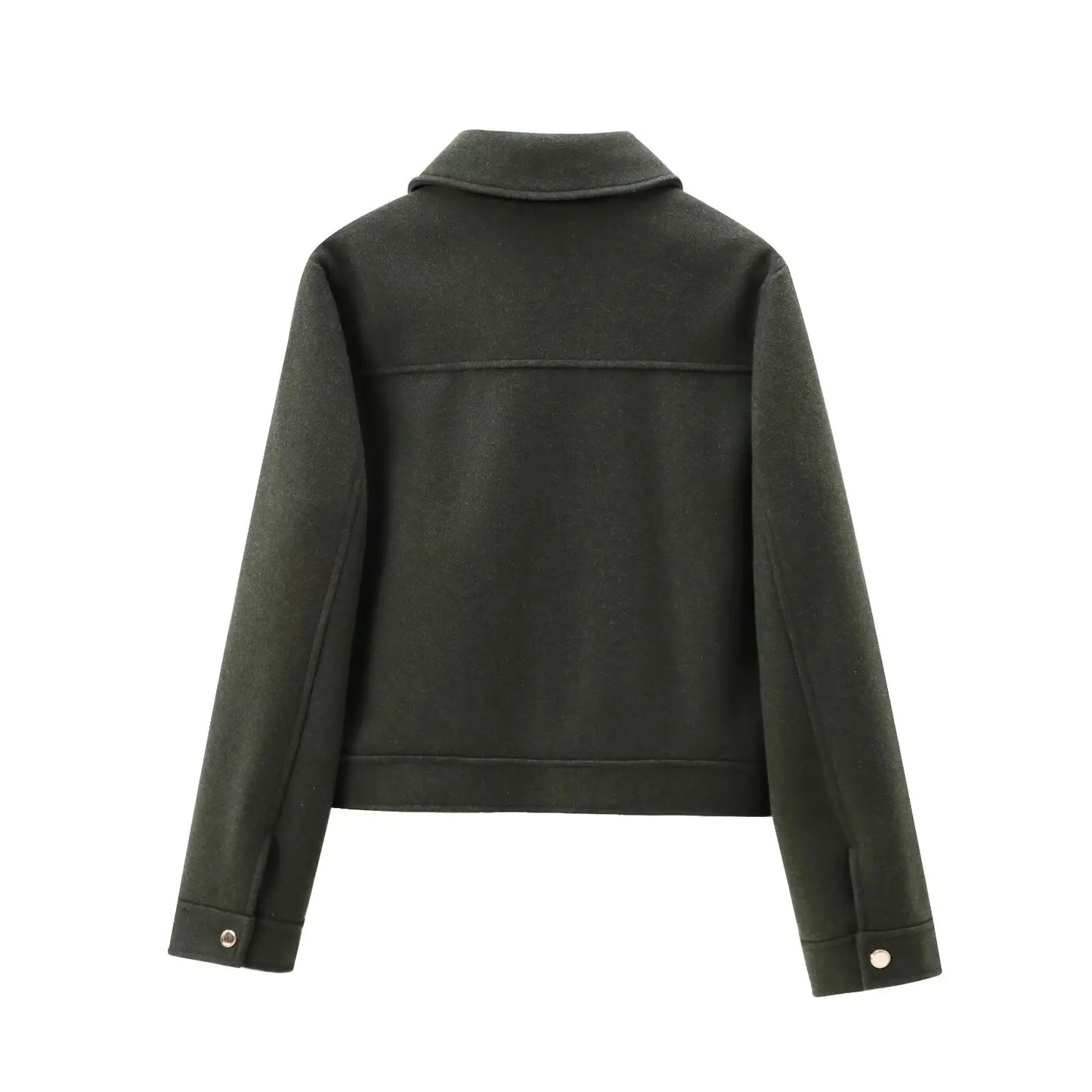Winter Long Sleeve Pocket Jacket