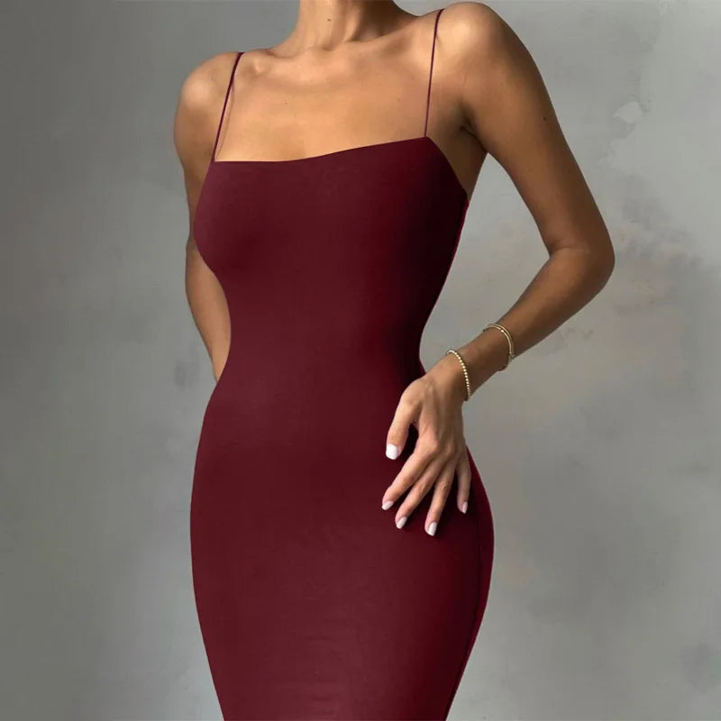 Sexy Sleeveless Backless Party Dress