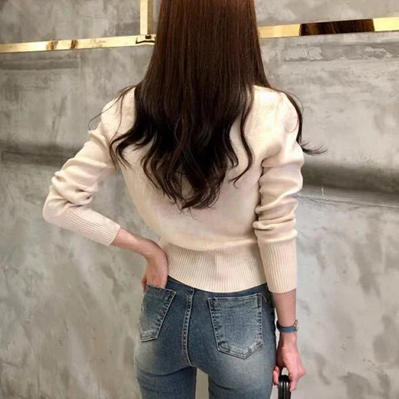 Long Sleeve Knitted Sweater