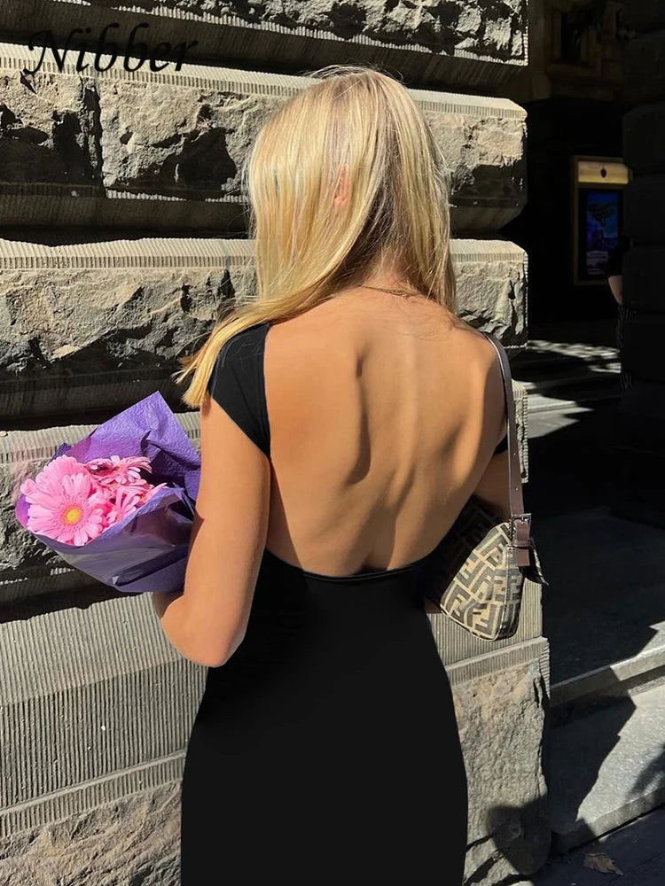 Sexy Bodycon Backless Dress
