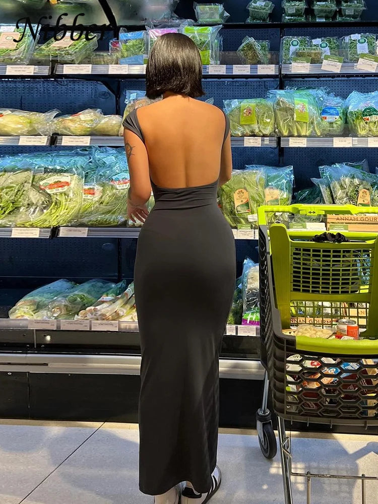 Sexy Bodycon Backless Dress