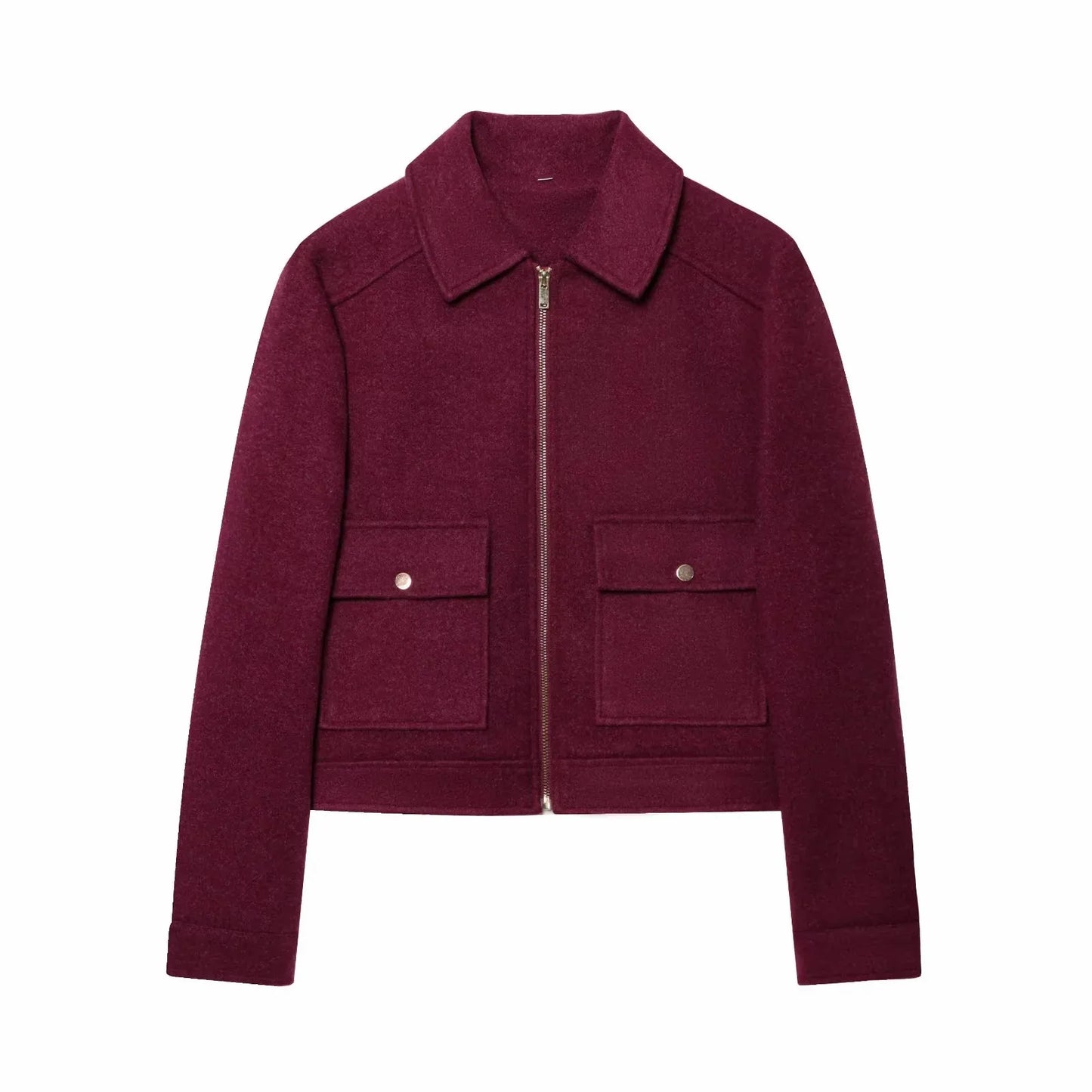 Winter Long Sleeve Pocket Jacket