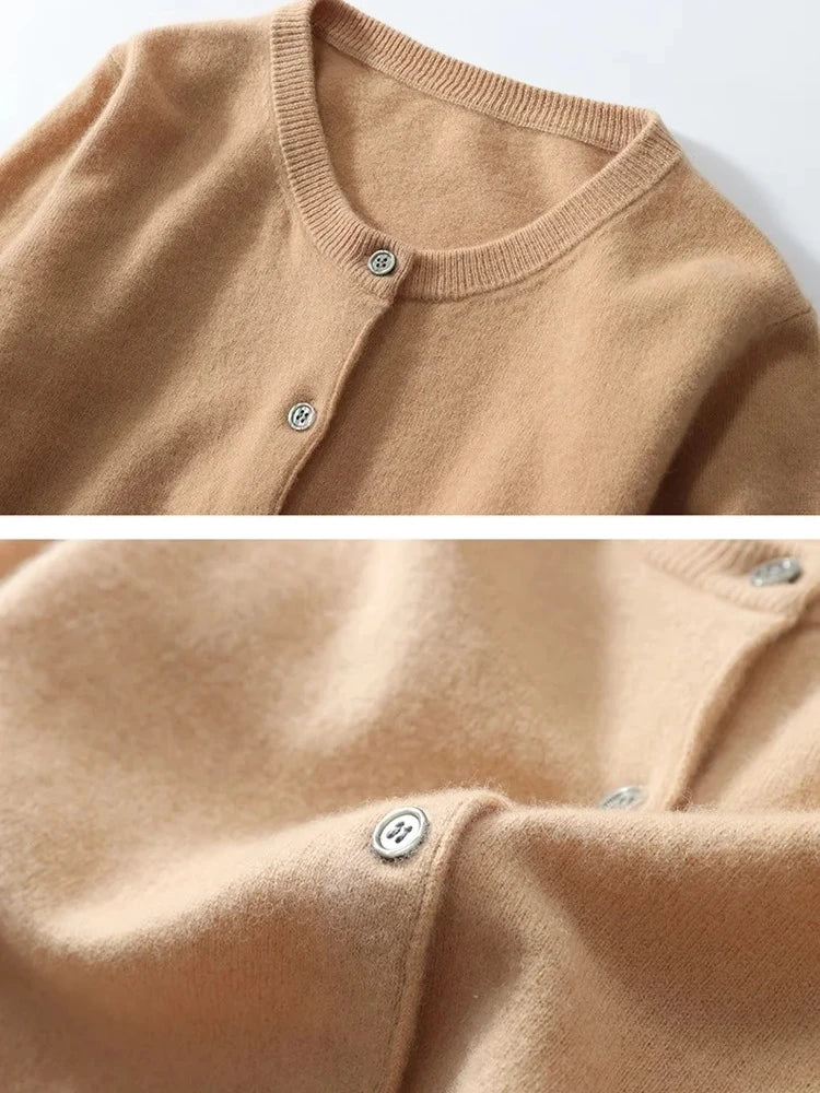 Round Neck Cardigan
