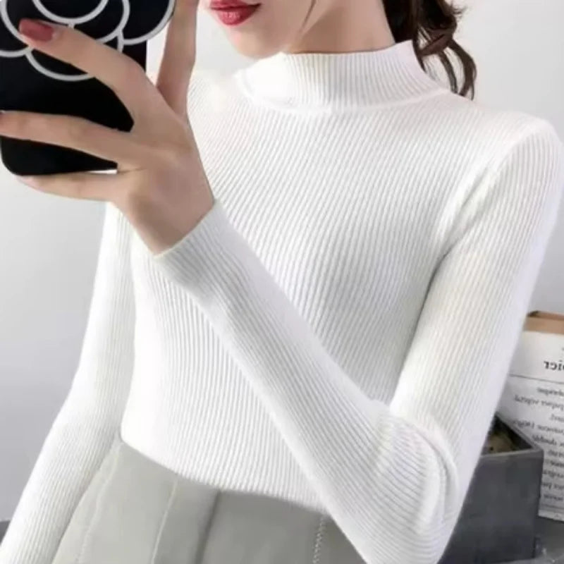 Mock Neck Vintage Sweater