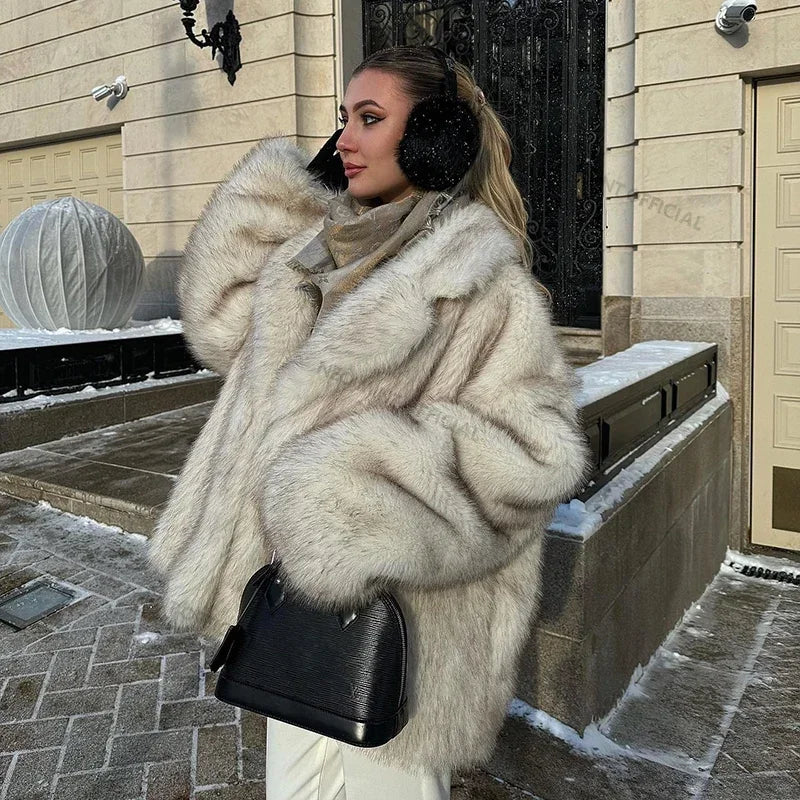 Winter Oversized Fur Coat