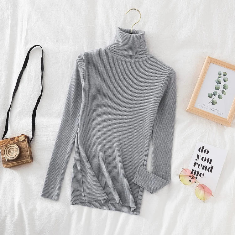 Knitted Soft Pullover Sweater