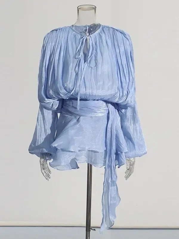 Elegant Ruched Mini Dress