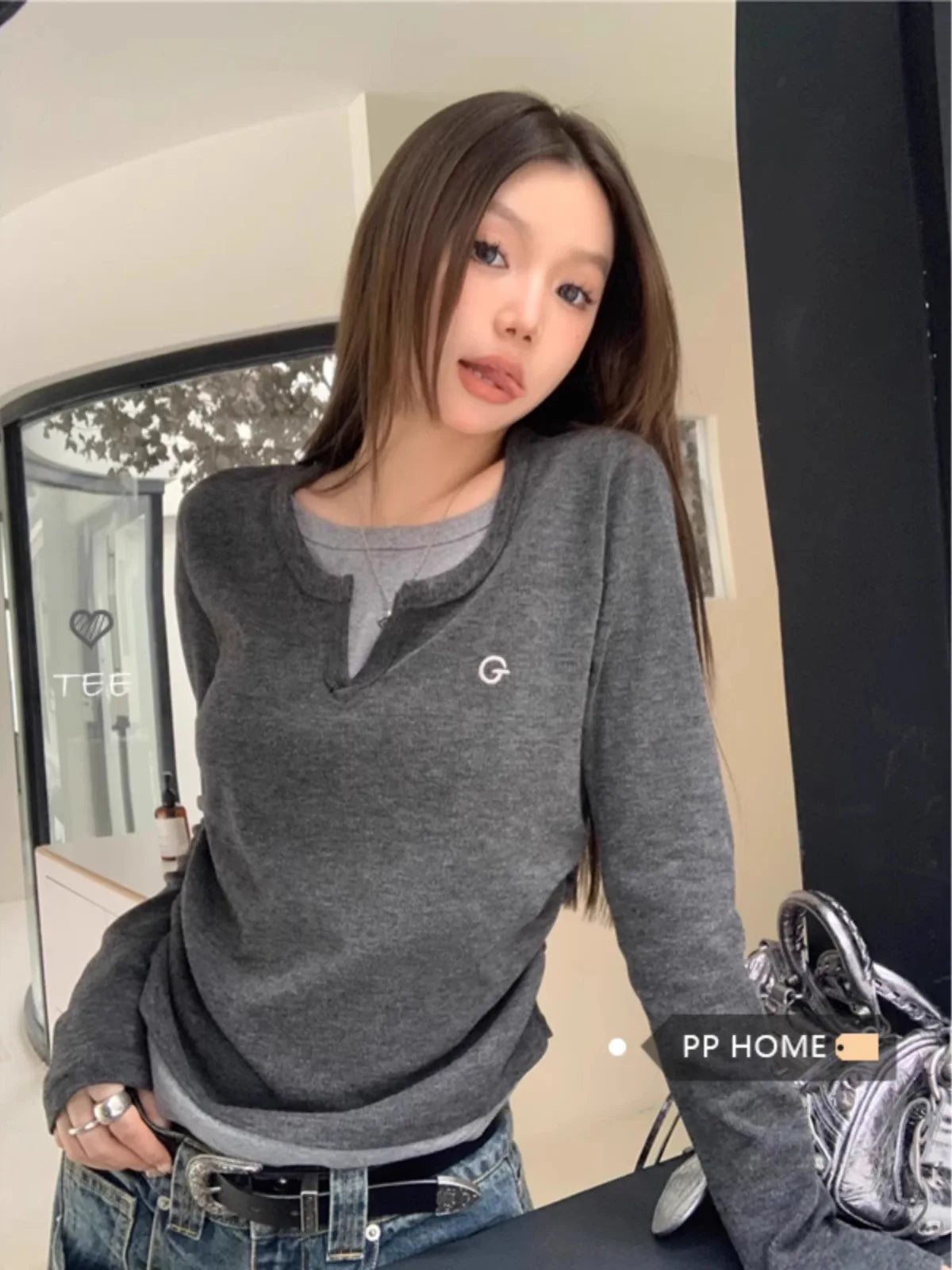 Long sleeved T-shirt