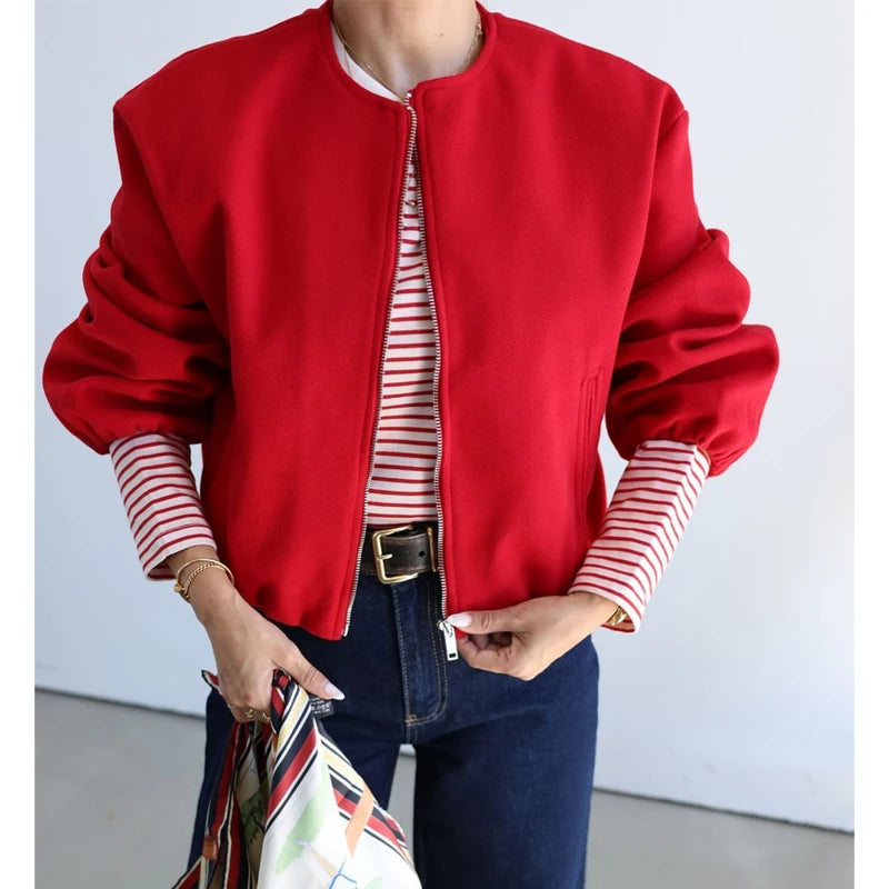 Soft Cropped Jacket