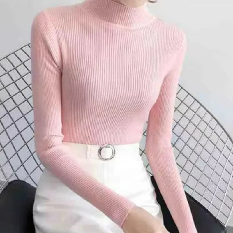 Mock Neck Vintage Sweater