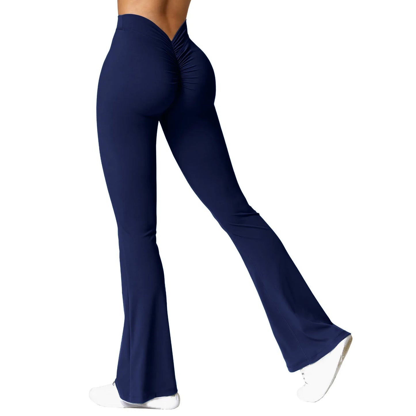 V-back Waist Micro Horn Leggings