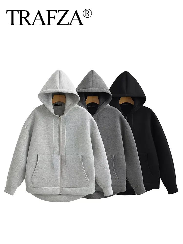 Jacket With Hood Long Sleeve
