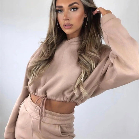 Casual, Trendy & Comfortable Long-Sleeve Two-Piece Sports Set