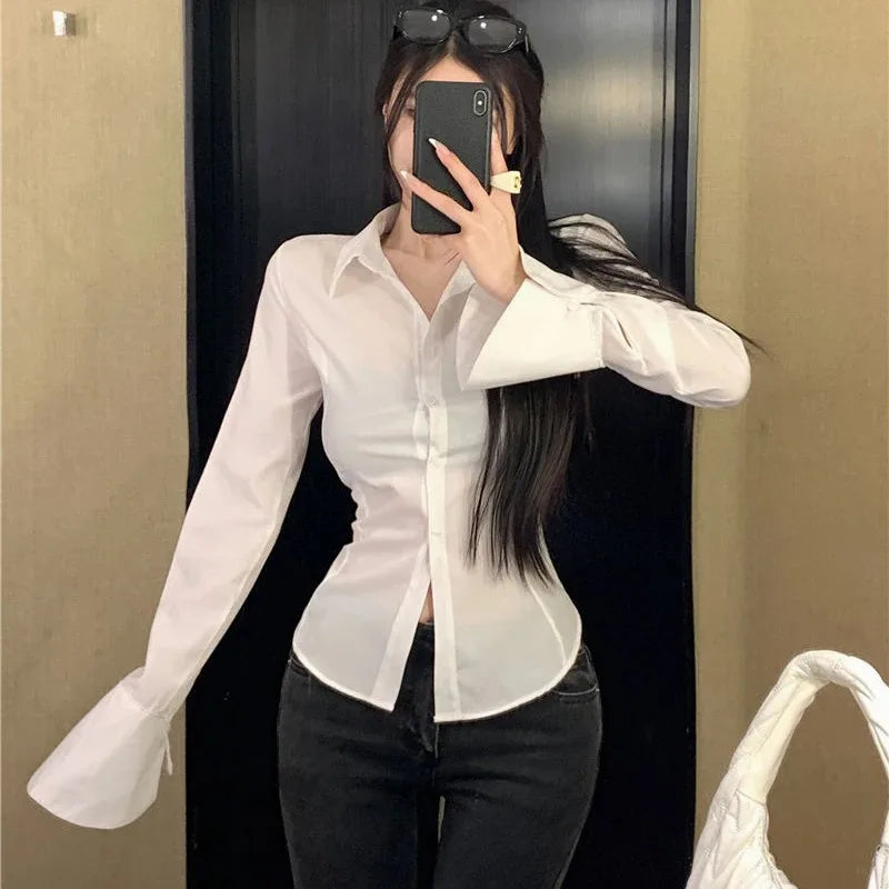 Casual Bandage Shirt