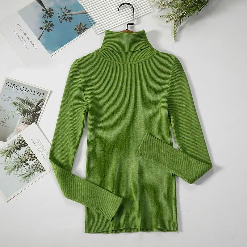 Knitted Soft Pullover Sweater