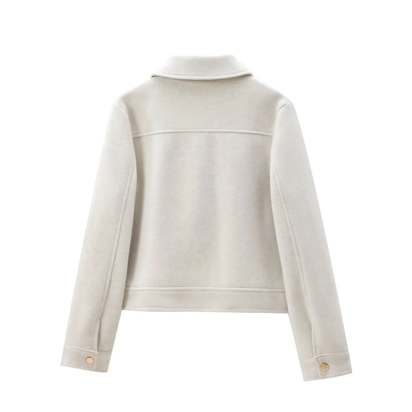 Winter Long Sleeve Pocket Jacket
