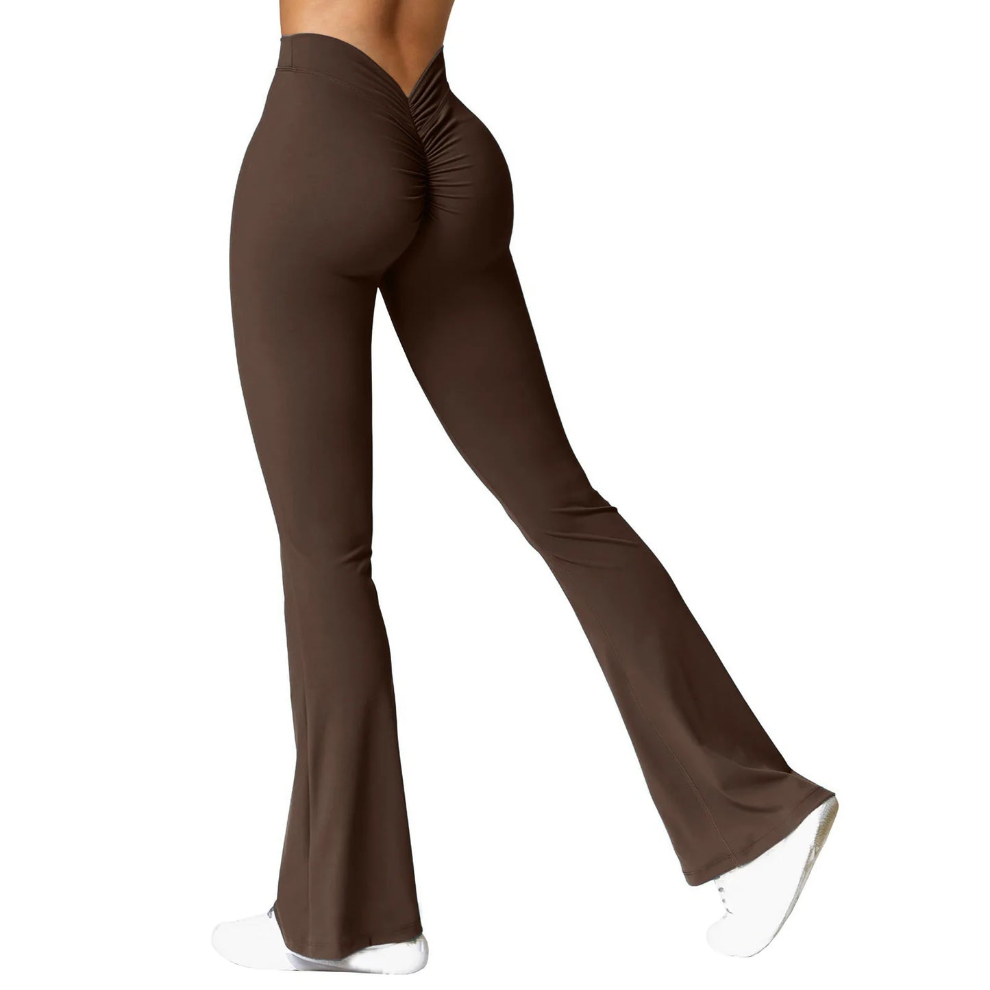 V-back Waist Micro Horn Leggings