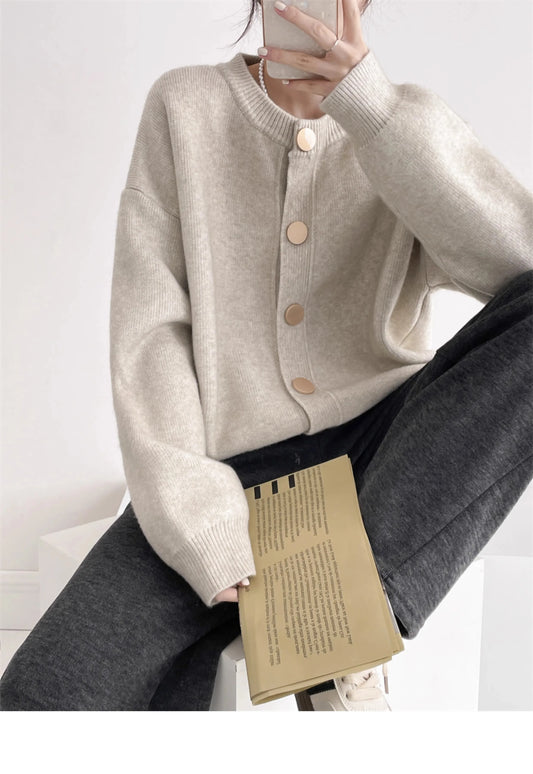 Knitted Loose Cardigans Sweater