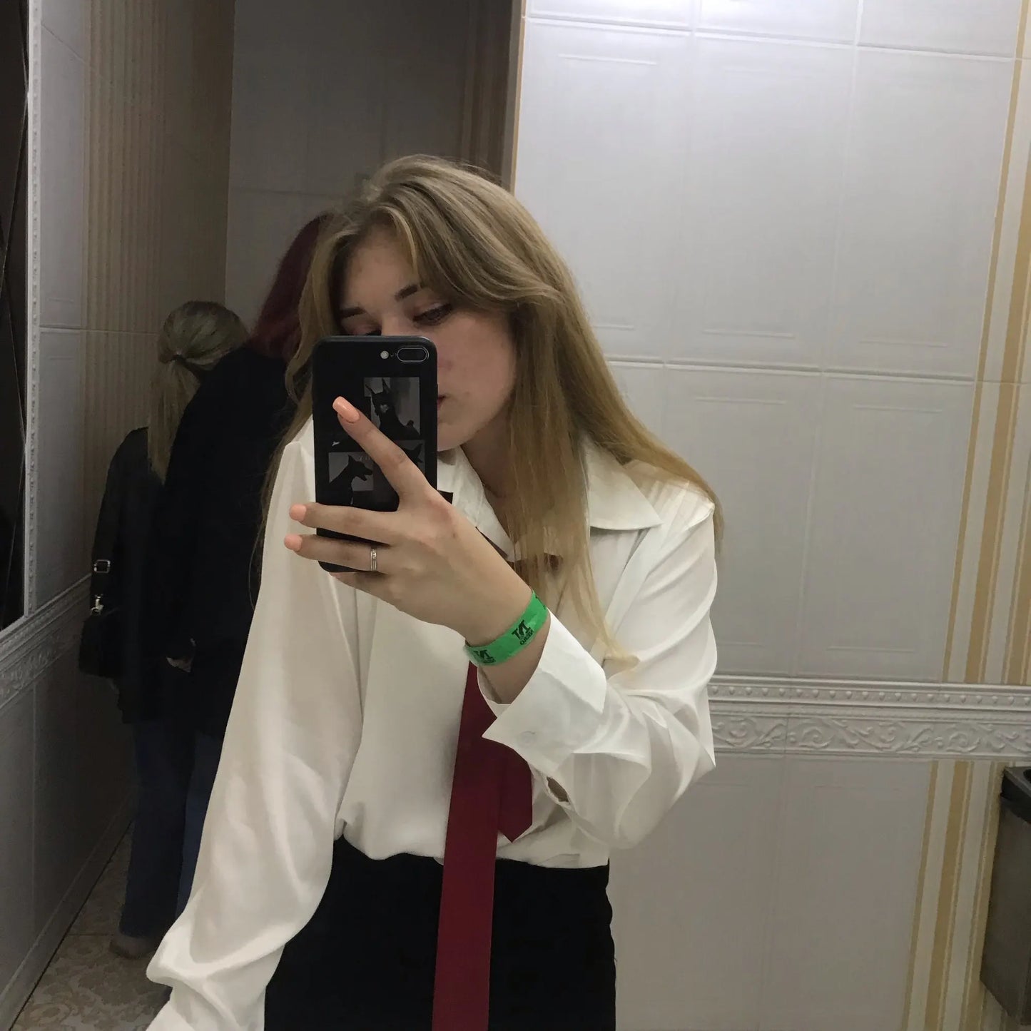 Elegant Satin Loose Shirt
