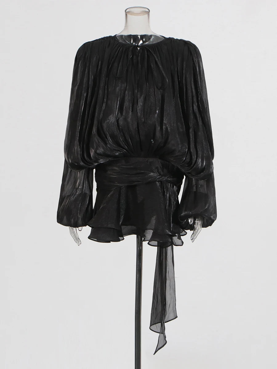 Elegant Ruched Mini Dress