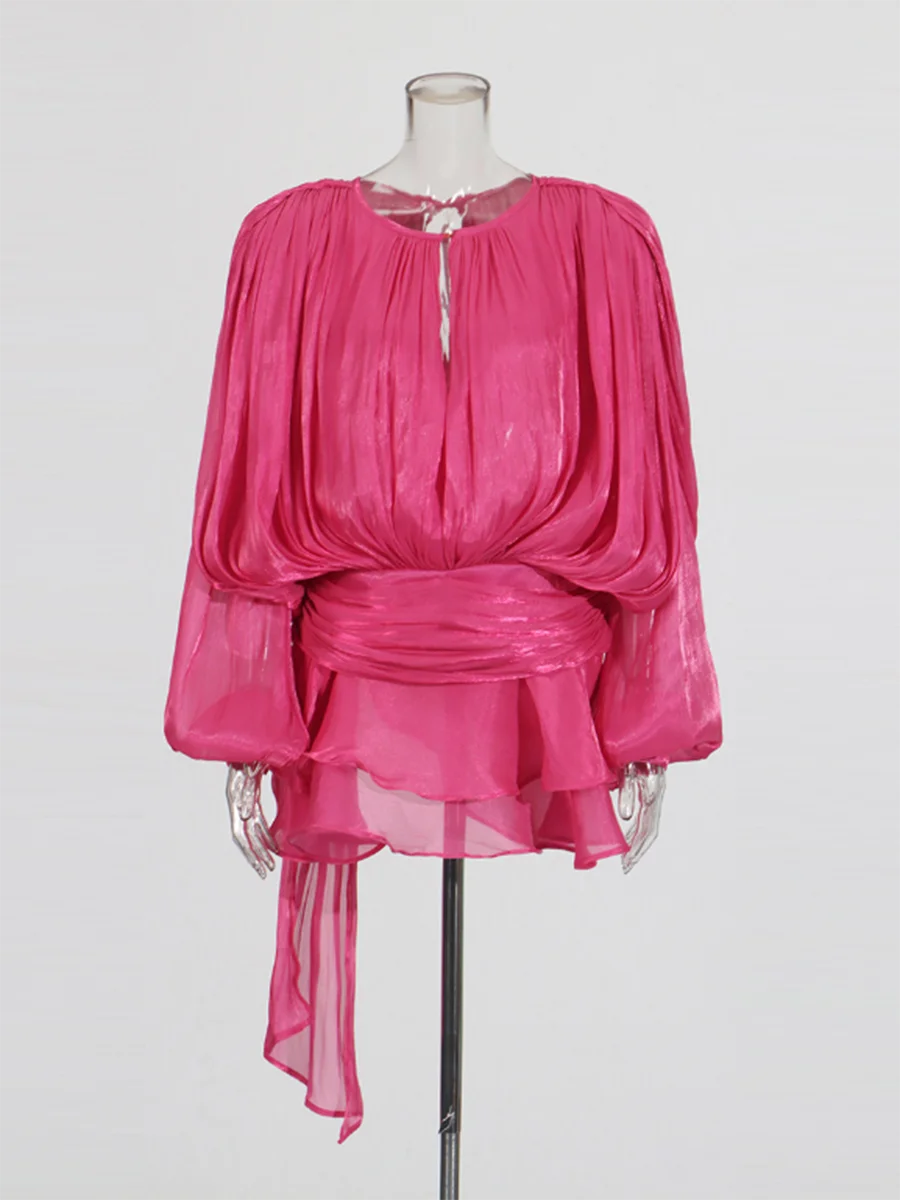 Elegant Ruched Mini Dress