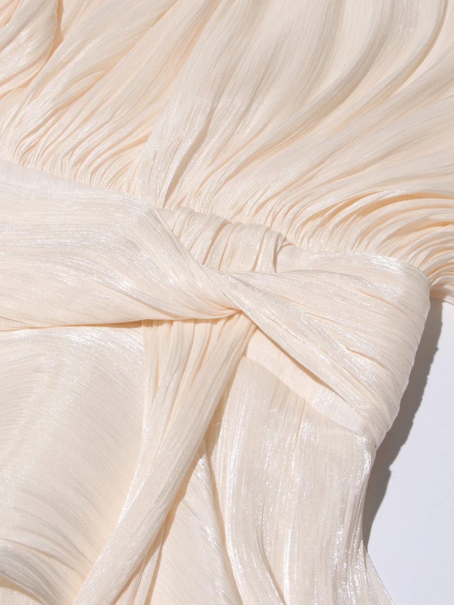 Elegant Ruched Mini Dress
