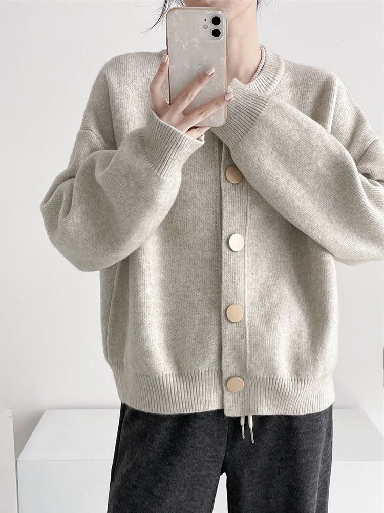 Knitted Loose Cardigans Sweater