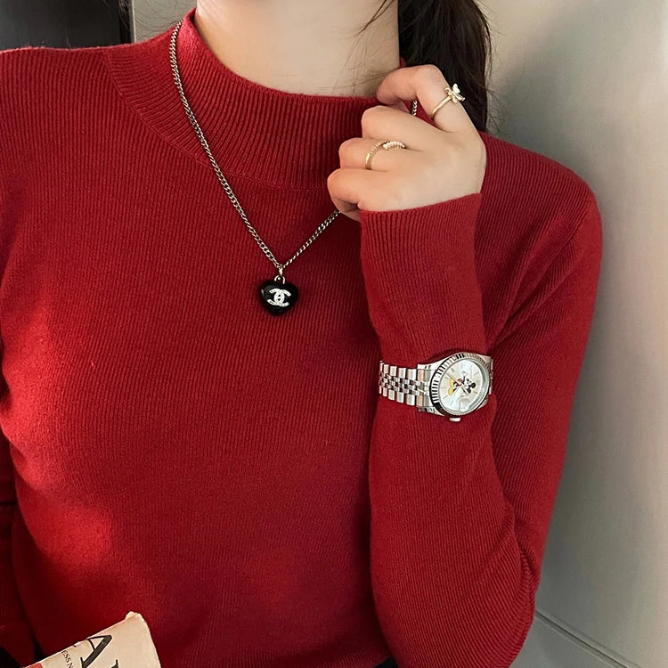 Turtleneck Pullover Sweater
