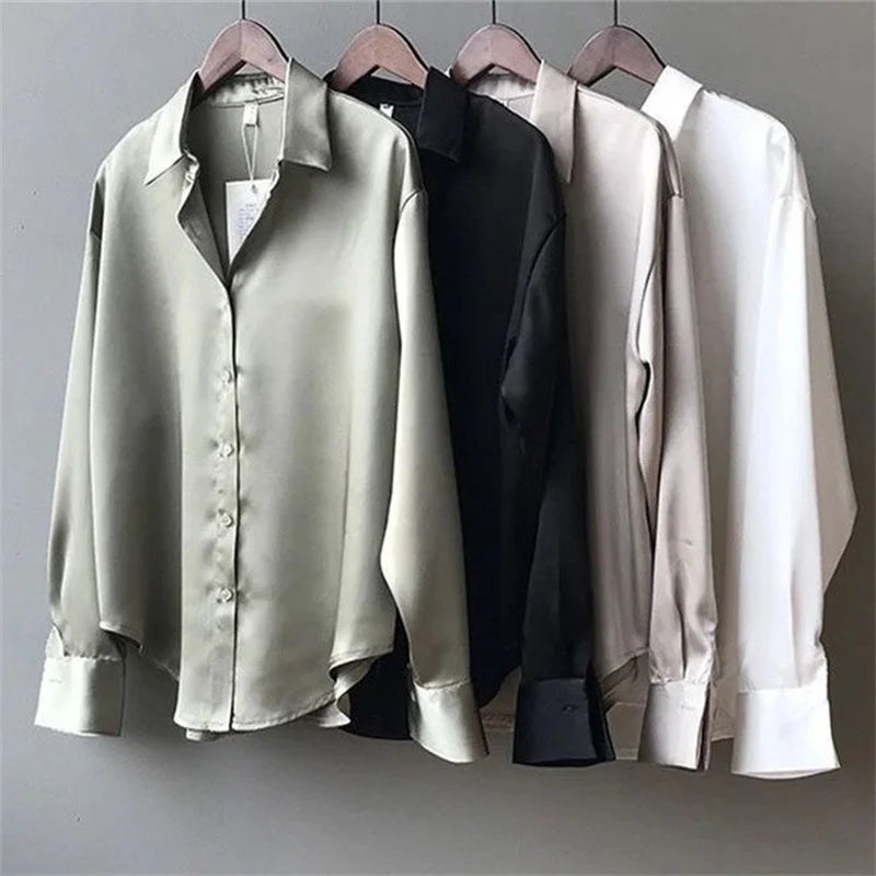 Long Sleeve Turn-down Collar