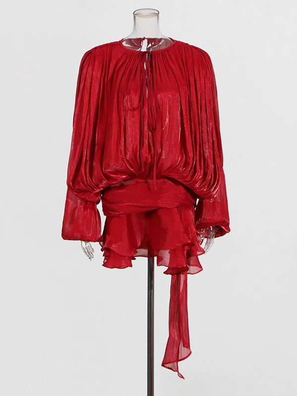 Elegant Ruched Mini Dress