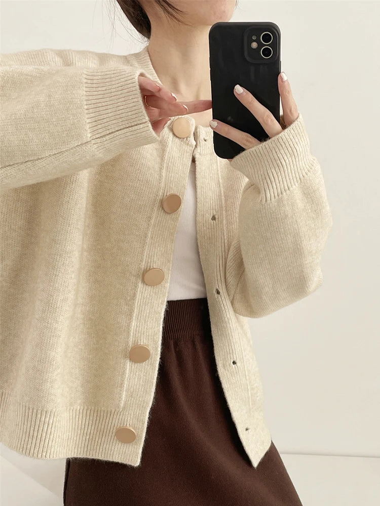 Knitted Loose Cardigans Sweater