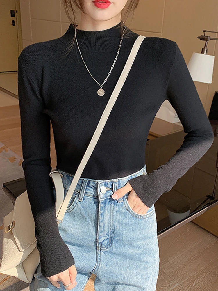 Turtleneck Pullover Sweater