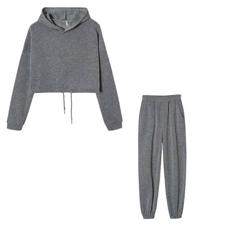 Casual, Trendy & Comfortable Long-Sleeve Two-Piece Sports Set