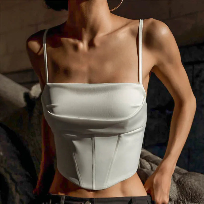 Backless Spaghetti Strap Tank